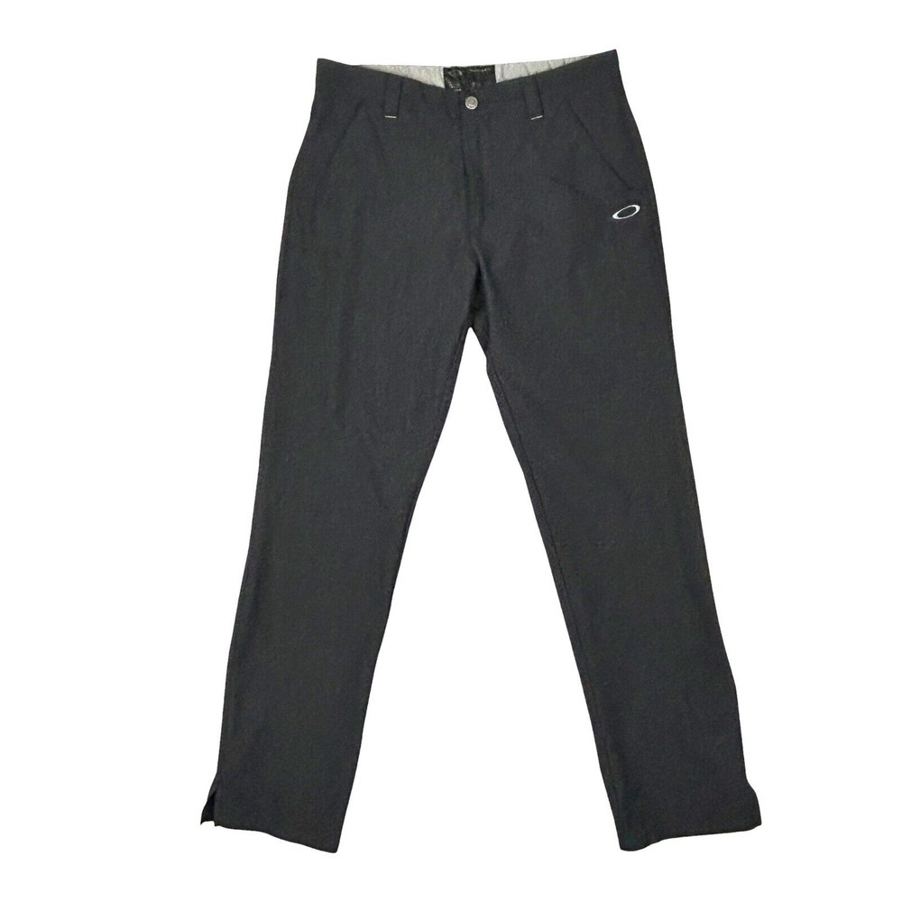 Oakley Pants Mens 33x31.5* Golf Chino Black‎ Stretch Hiking Y2K Lightweight